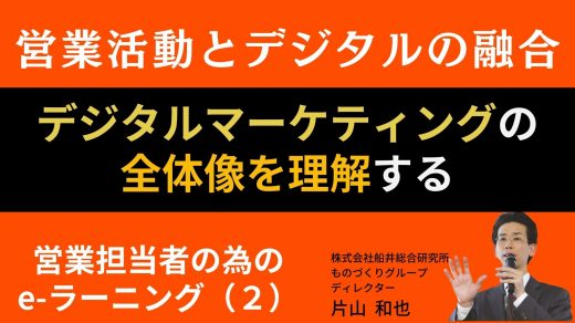 ｅラーニング（２）デジタルマーケティングの全体像